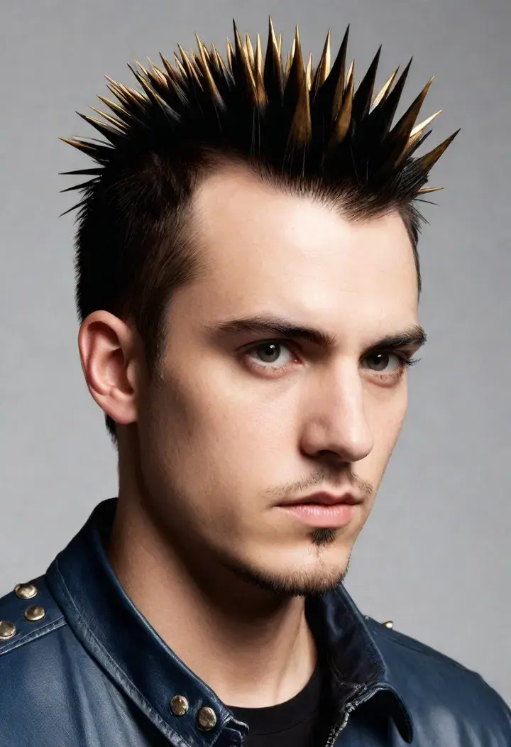 Liberty Spikes punk hairstyle