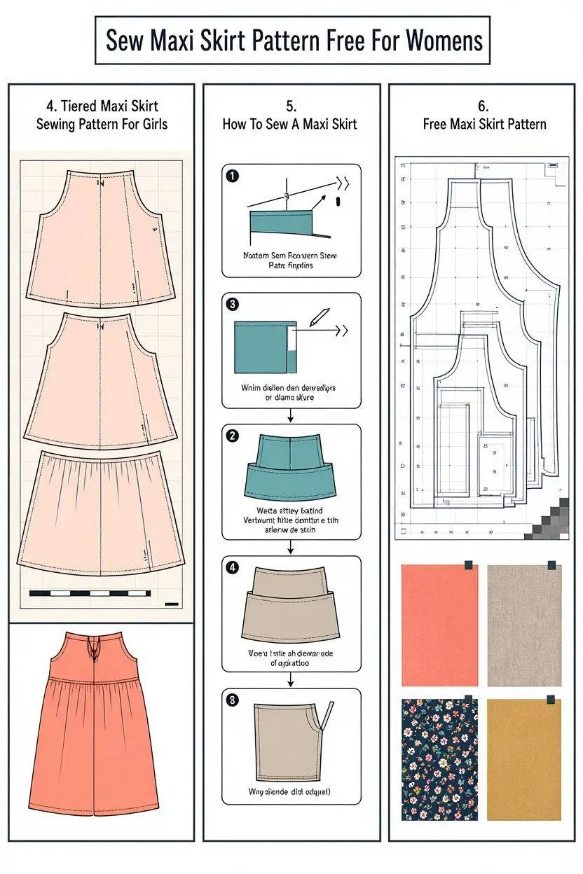 Maxi Skirt Pattern Free Part 2