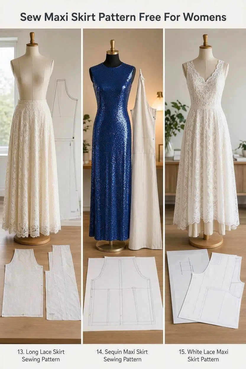Maxi Skirt Pattern Free Part 5