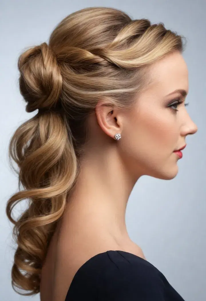 Medium Length with Slicked-Back Top for hairstyle