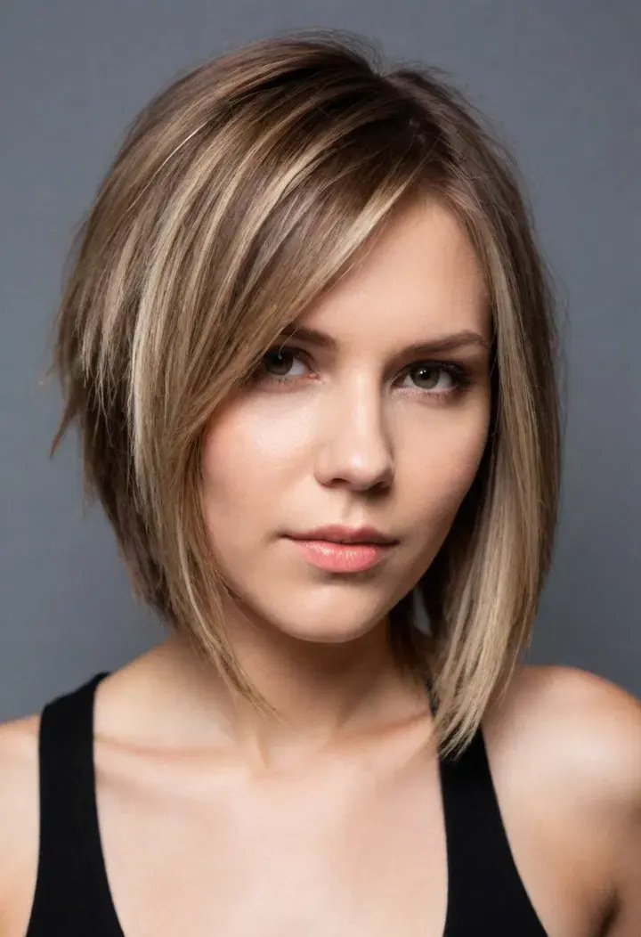 Medium Length with Undercut Layers for hairstyle