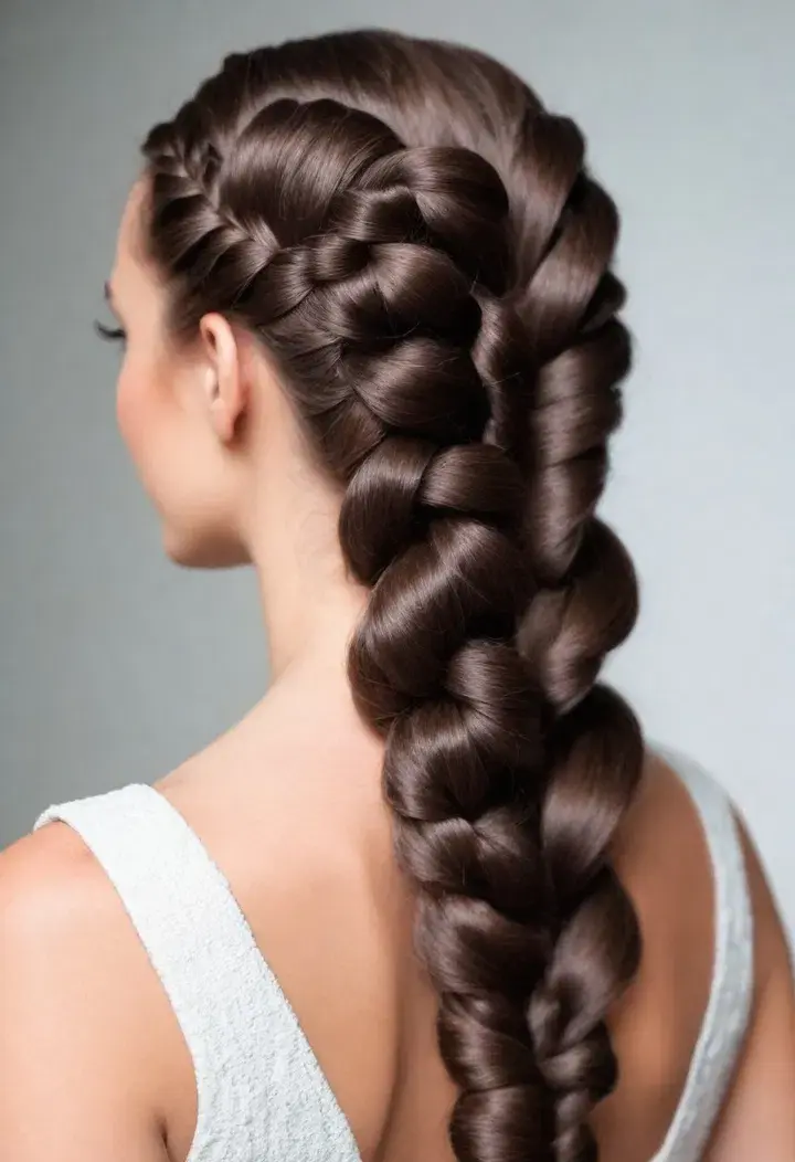 Mermaid Braid Hairstyle