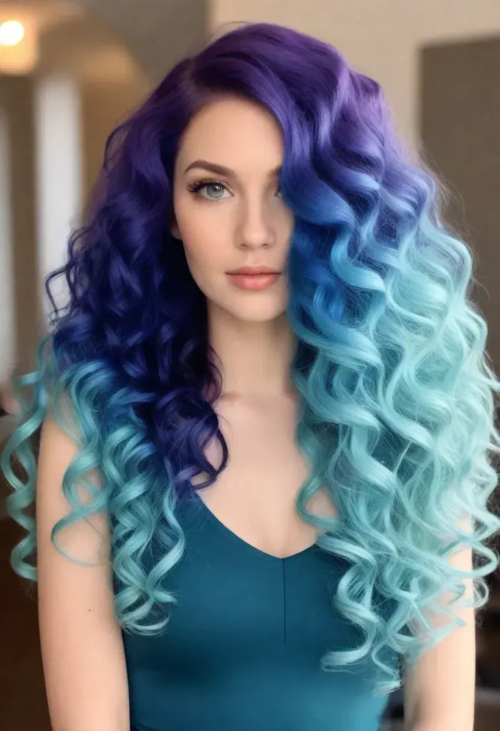 Mermaid Curls Hairstyle