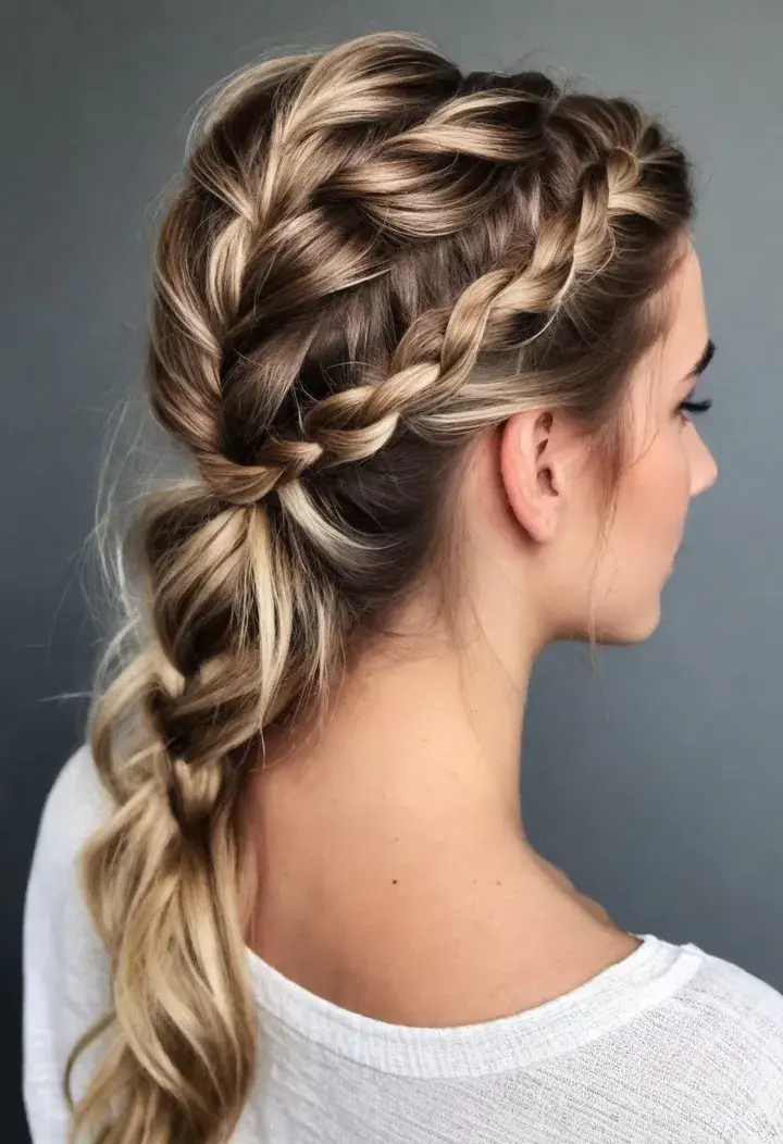 Messy Braid Hairstyle