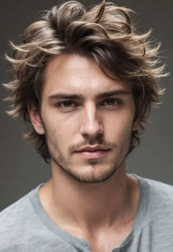  Messy Hairstyle for men
