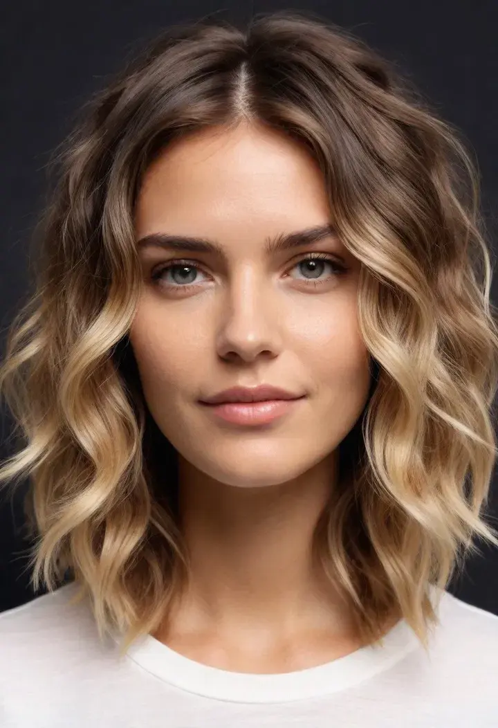  Messy Waves for wavy hairstyle