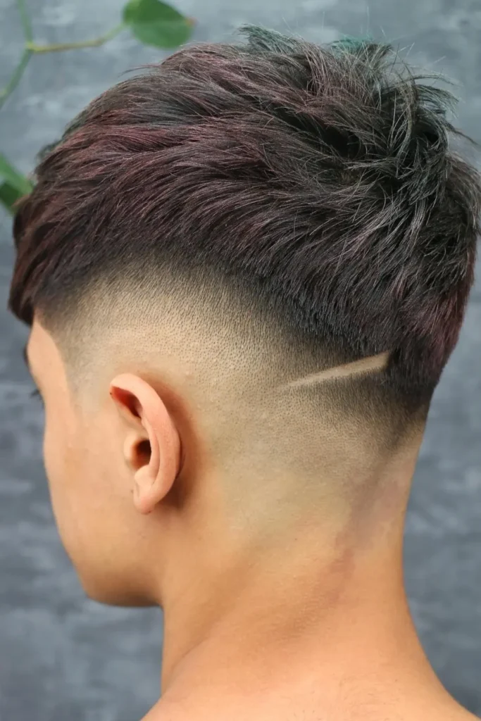 Mid fade Haircut
