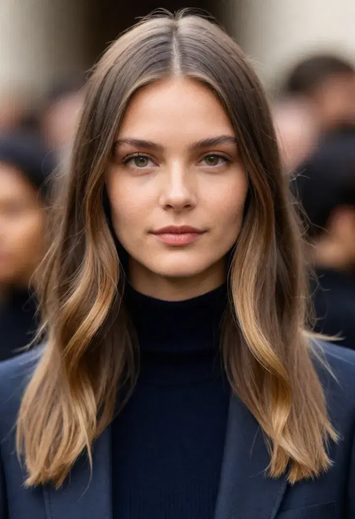  Middle Part 90s hairstyle