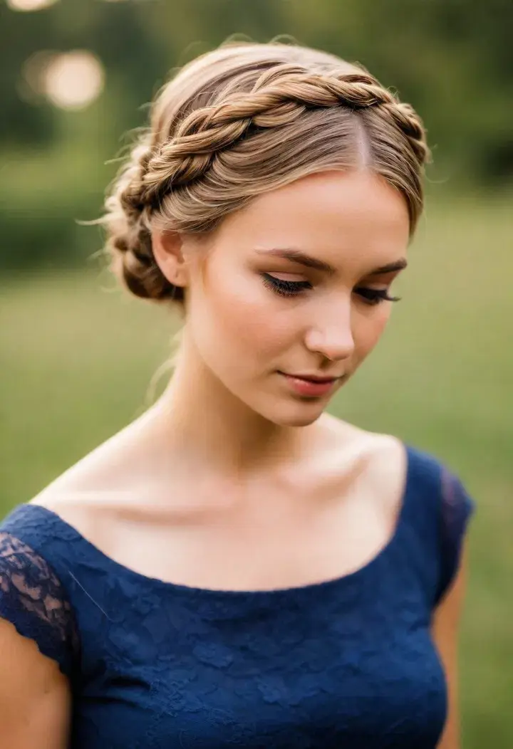 Milkmaid Braid Hairstyle