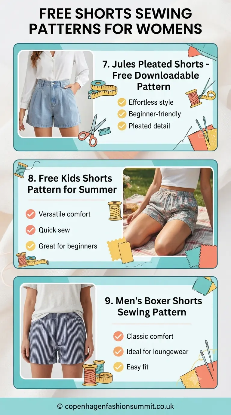 Part 3 Free Shorts Sewing Pattern