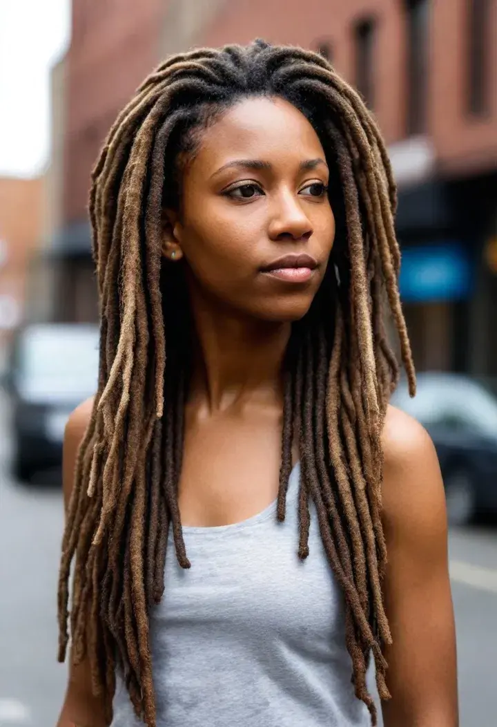 . Partial Dreadlocks Haircut