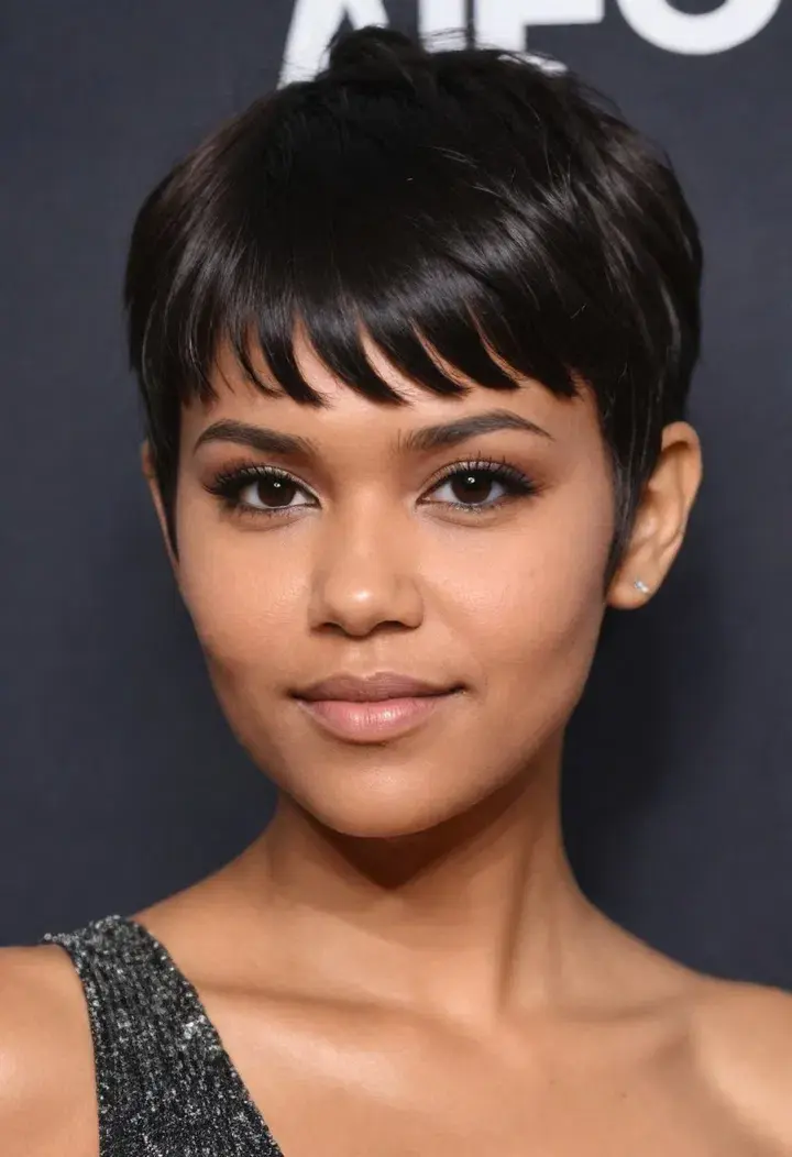 Pixie Cut With Bangs