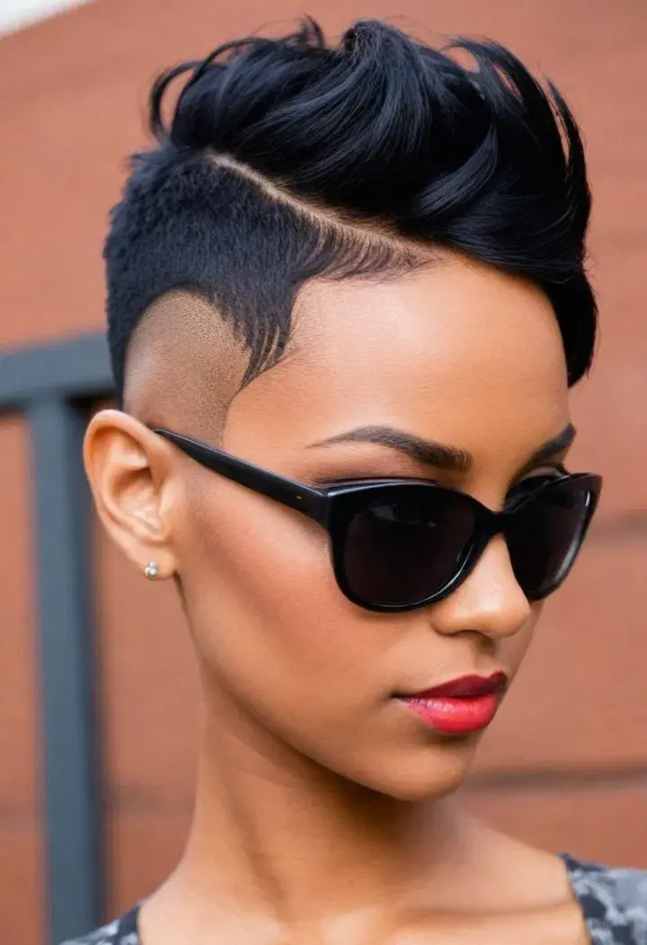  Pixie Cut With Undercut