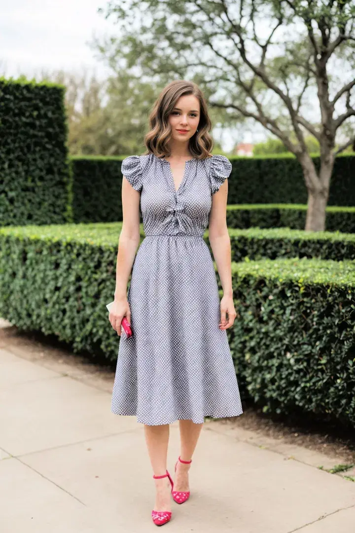  Polka Dot Dress