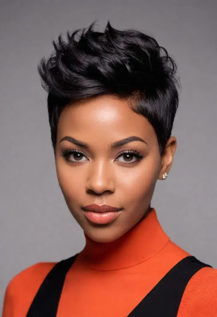 Pompadour Pixie Cut