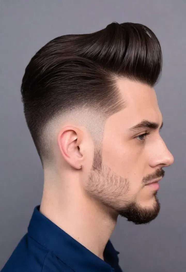 Pompadour hairstyle for men