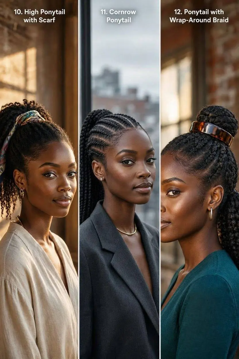 25 Bold and Beautiful Ponytail Hairstyles for Black Women 5 Ponytail Hairstyles for Natural Black Hair for Women part 4