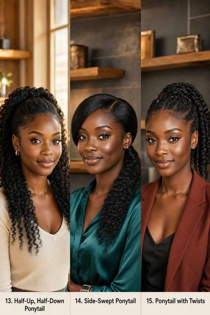 25 Bold and Beautiful Ponytail Hairstyles for Black Women 6 Ponytail Hairstyles for Natural Black Hair for Women part 5