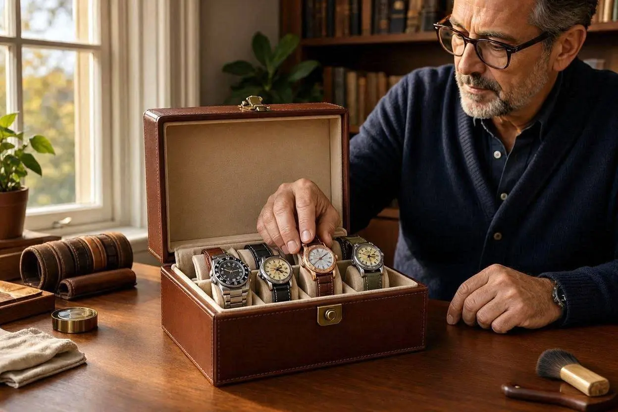 Premium Leather Watch Box