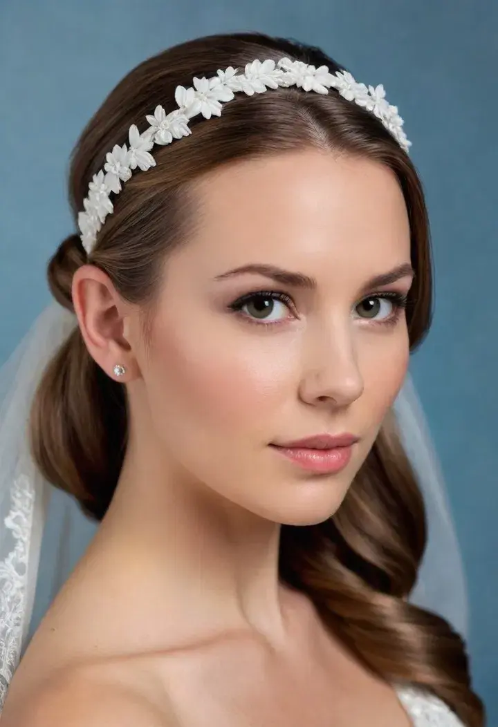 Pulled Back with Headband Hairstyle