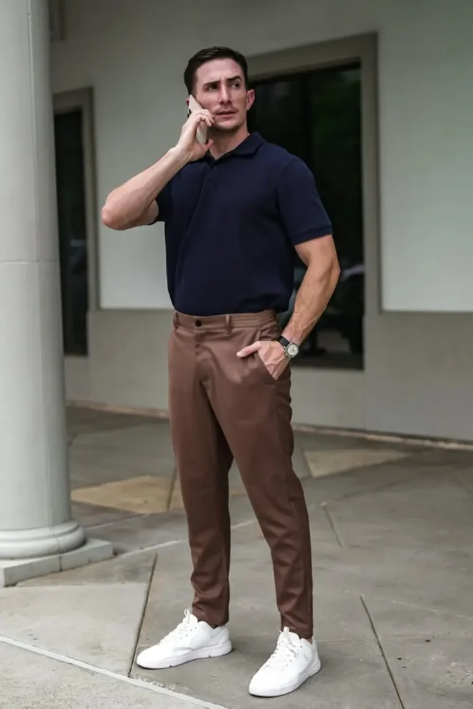 Relaxed Fit Chinos For Men