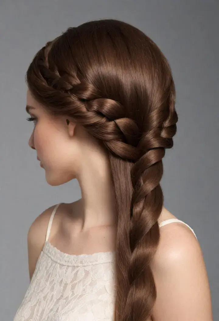 Scallop Braid Hairstyle