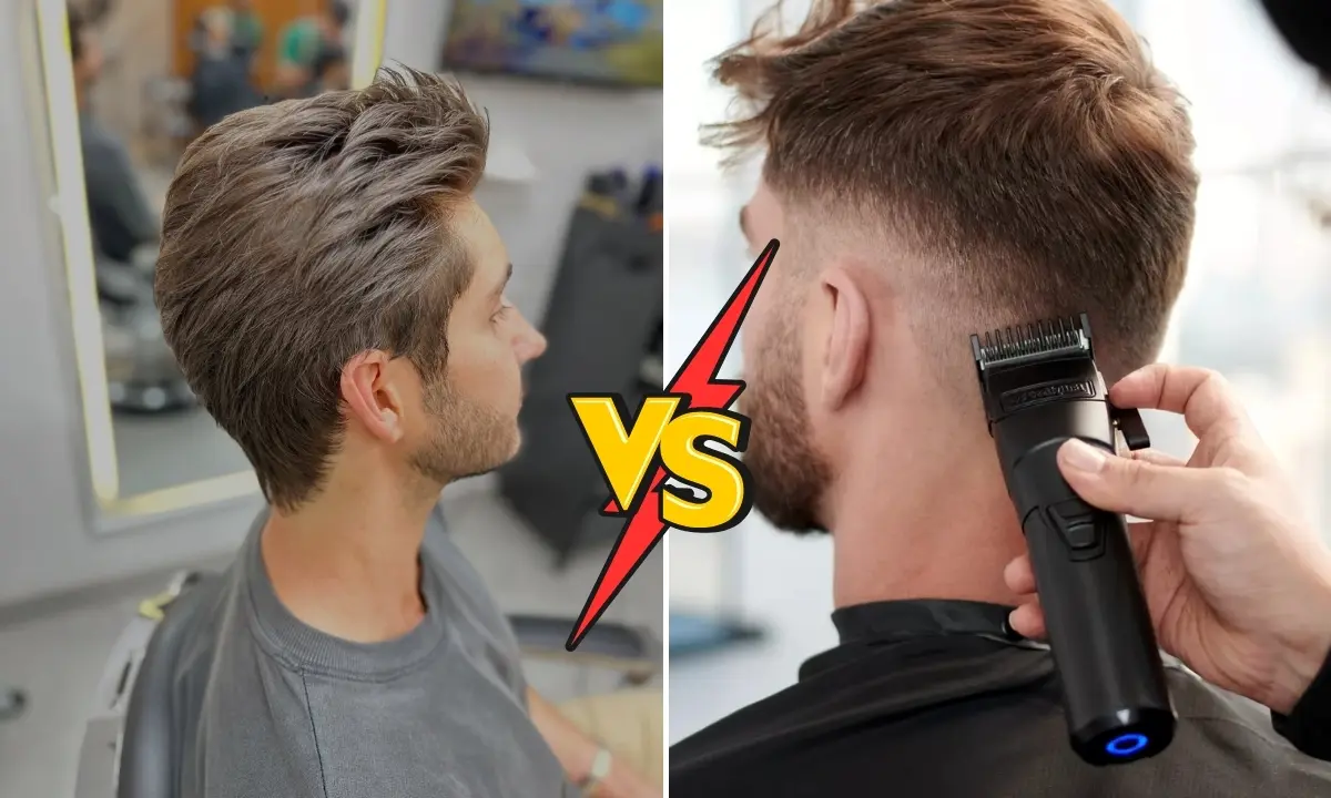 Scissors vs Clippers in Male Haircuts
