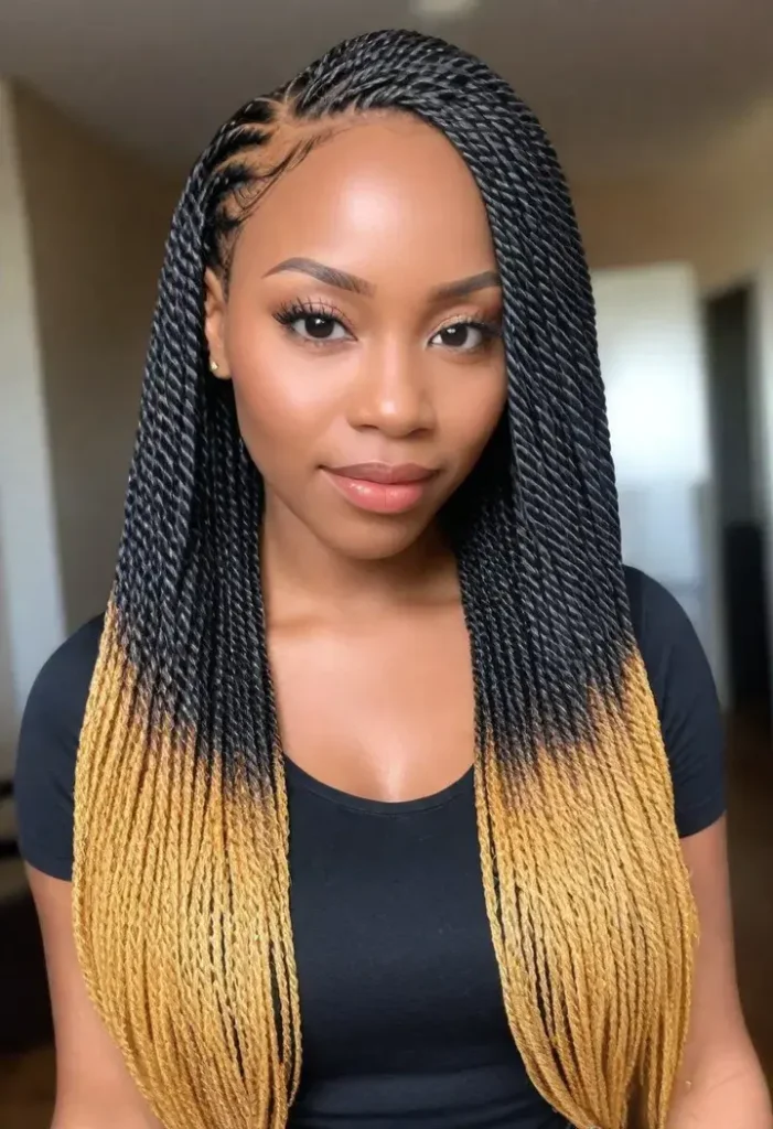 Senegalese Twists hairstyle for women