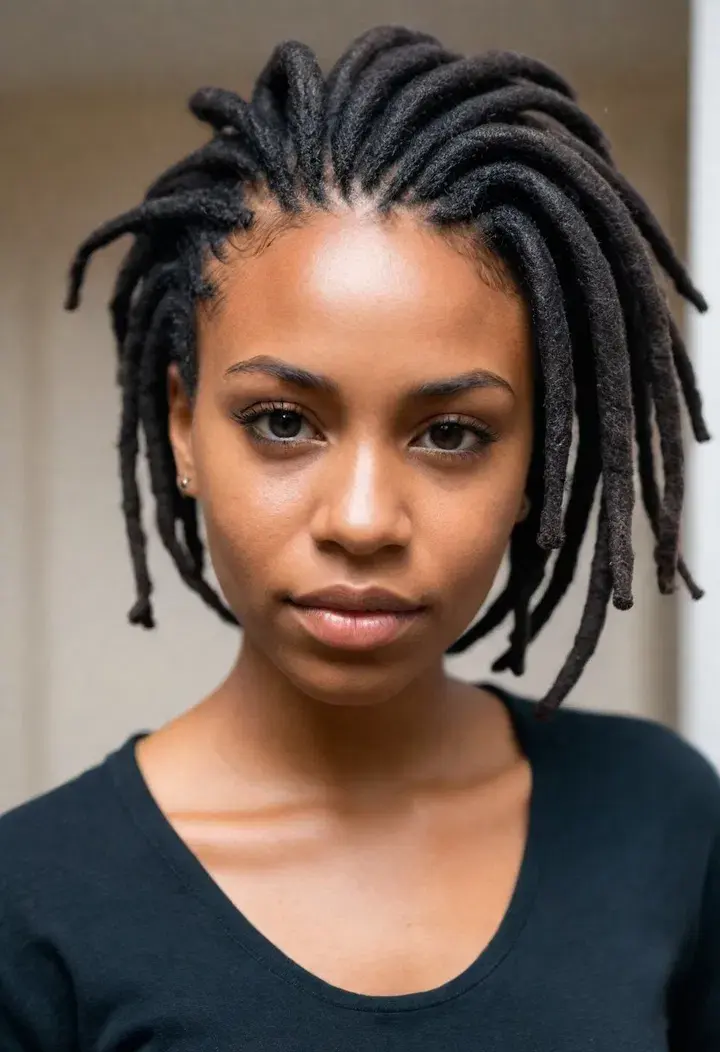 Short Dreadlocks Hairstyle