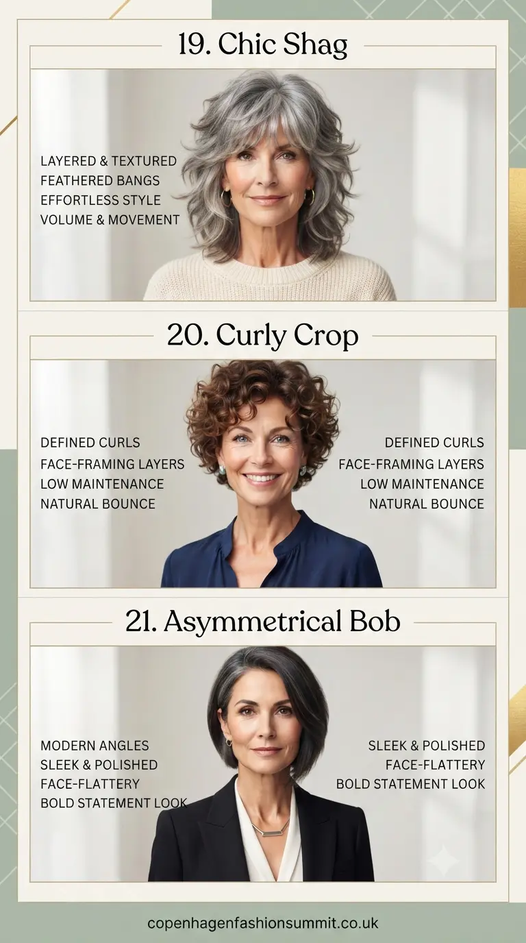  Short Haircuts  for Women Over 60 PART 7