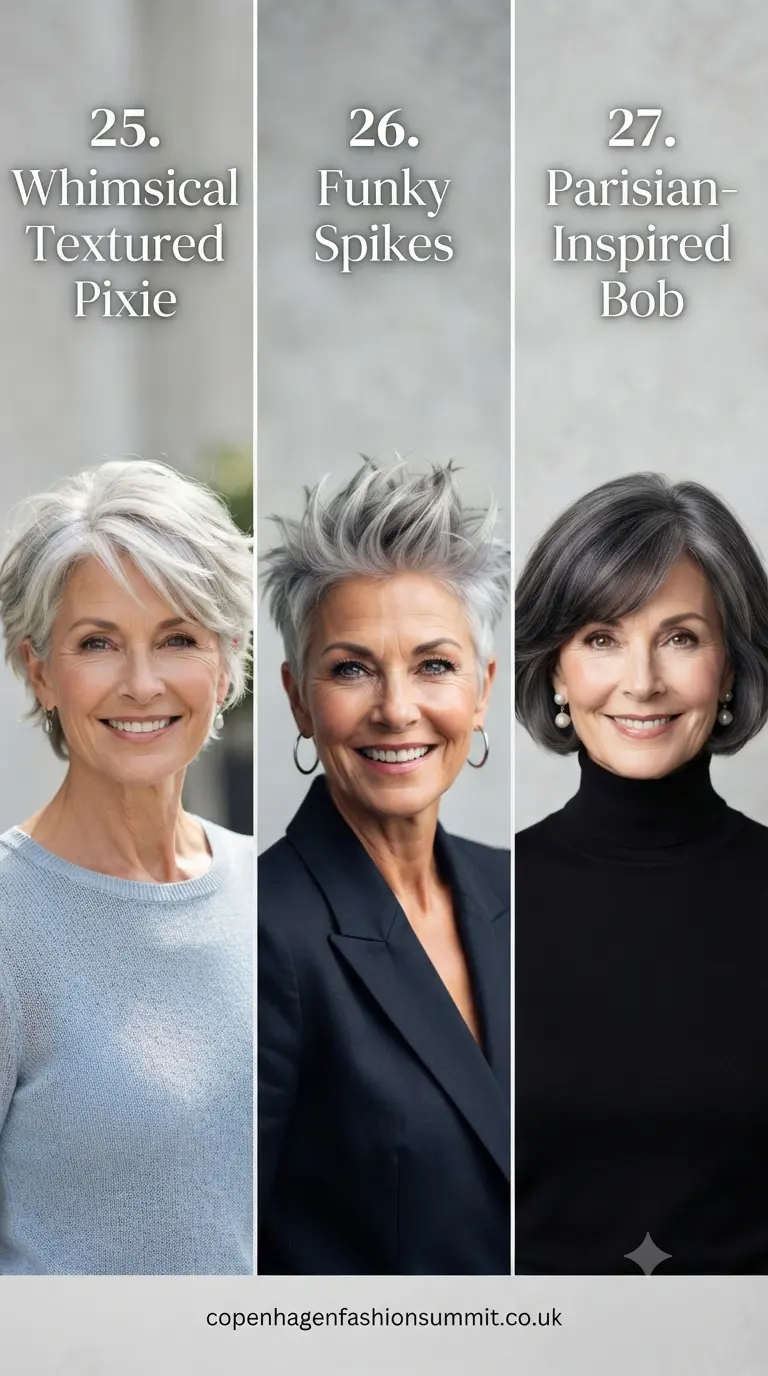  Short  Hairstyle for Women Over 60 PART 9