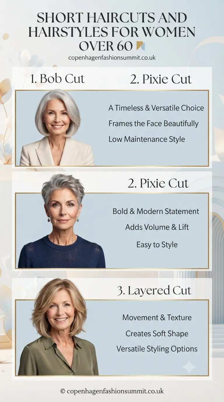 Short  Hairstyles for Women Over 60
