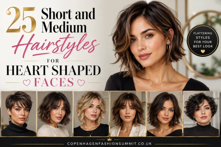 Short and Medium Hairstyles for Heart Shaped Faces