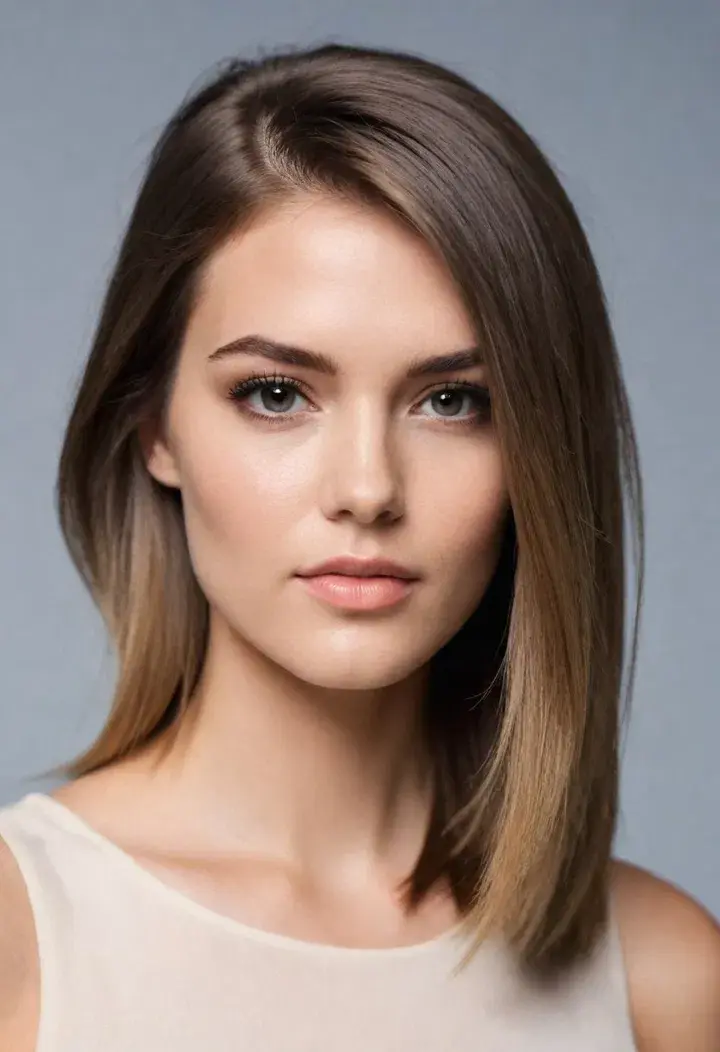 Side Part Cut Short Hairstyle For Women