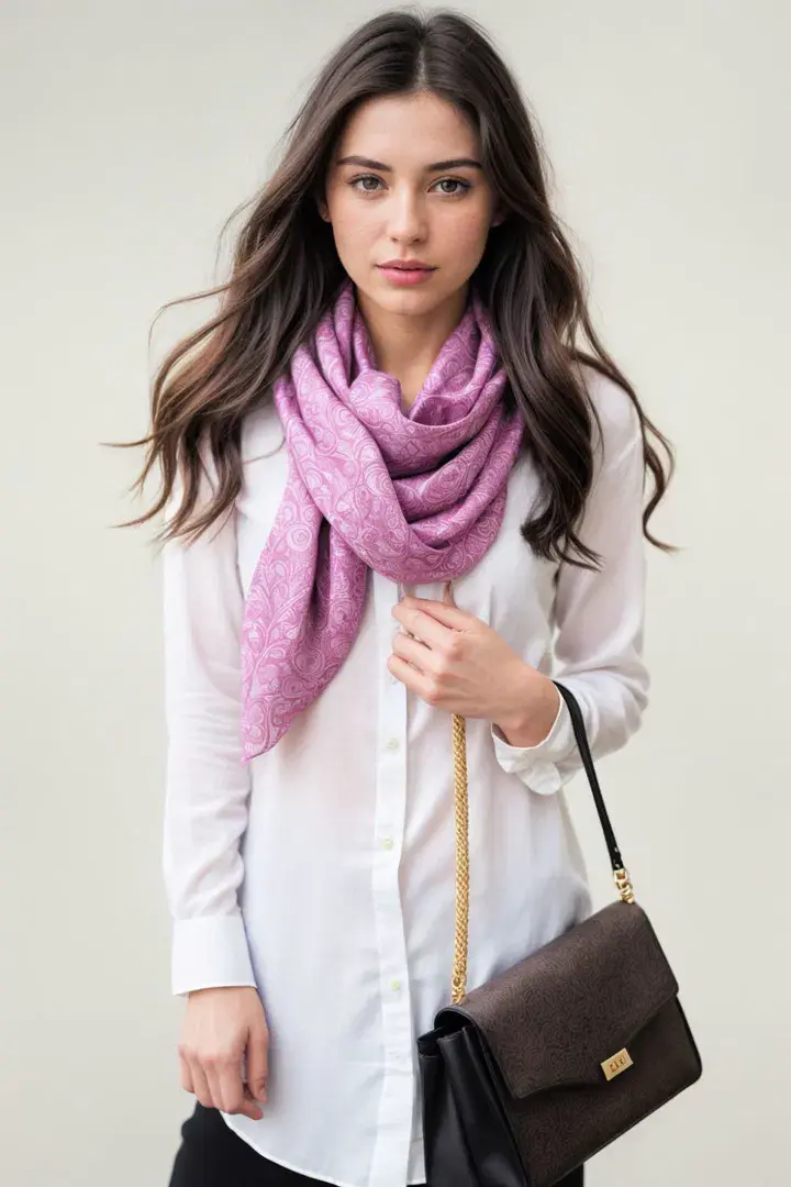 . Silk Scarves spring outfits