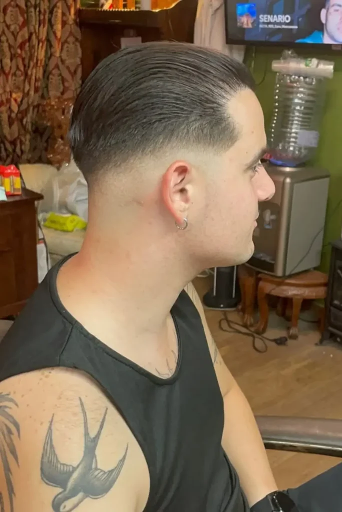Slick Back Haircut
