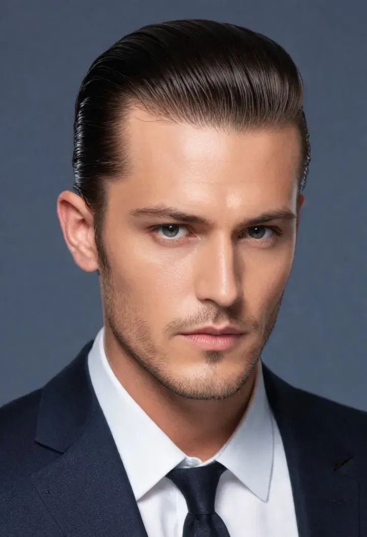  Slick Back hairstyle for men
