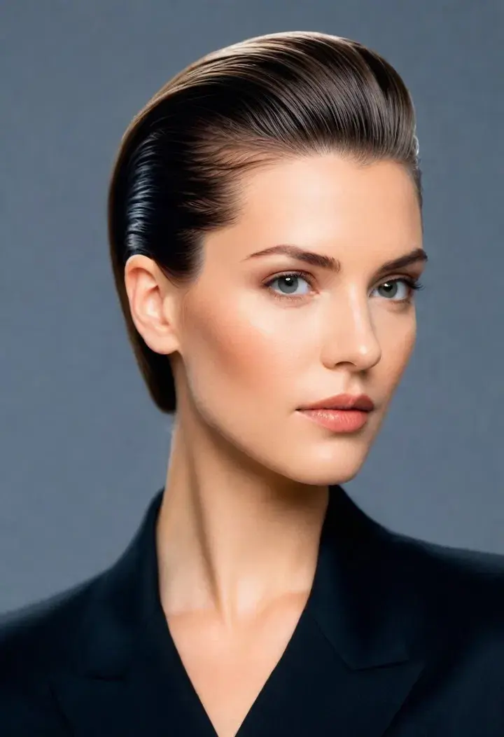 Slicked Back 90s hairstyle