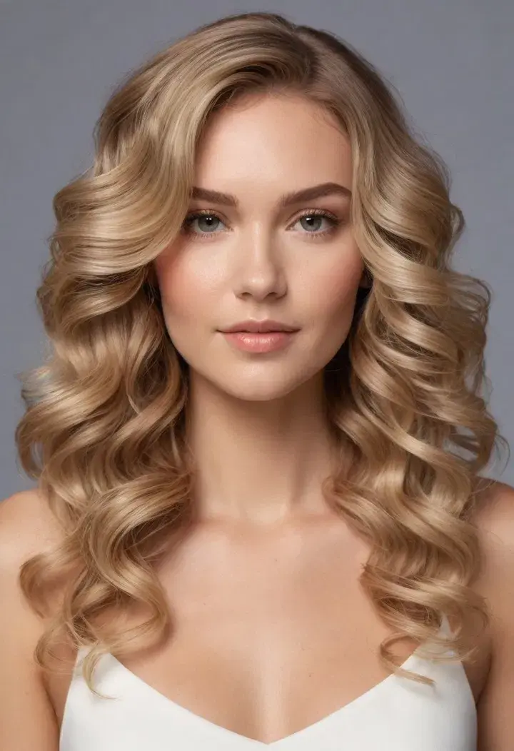Soft Loose Curly Hairstyle