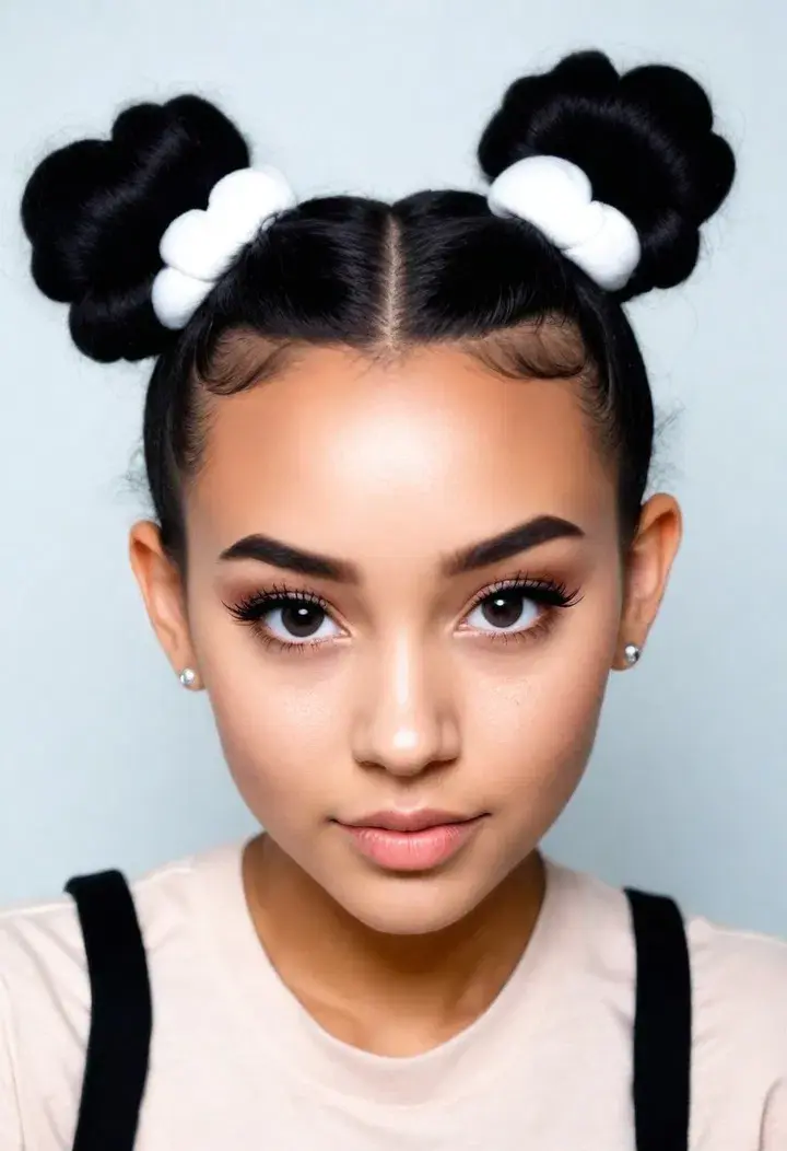 Space Buns  hairstyle for women