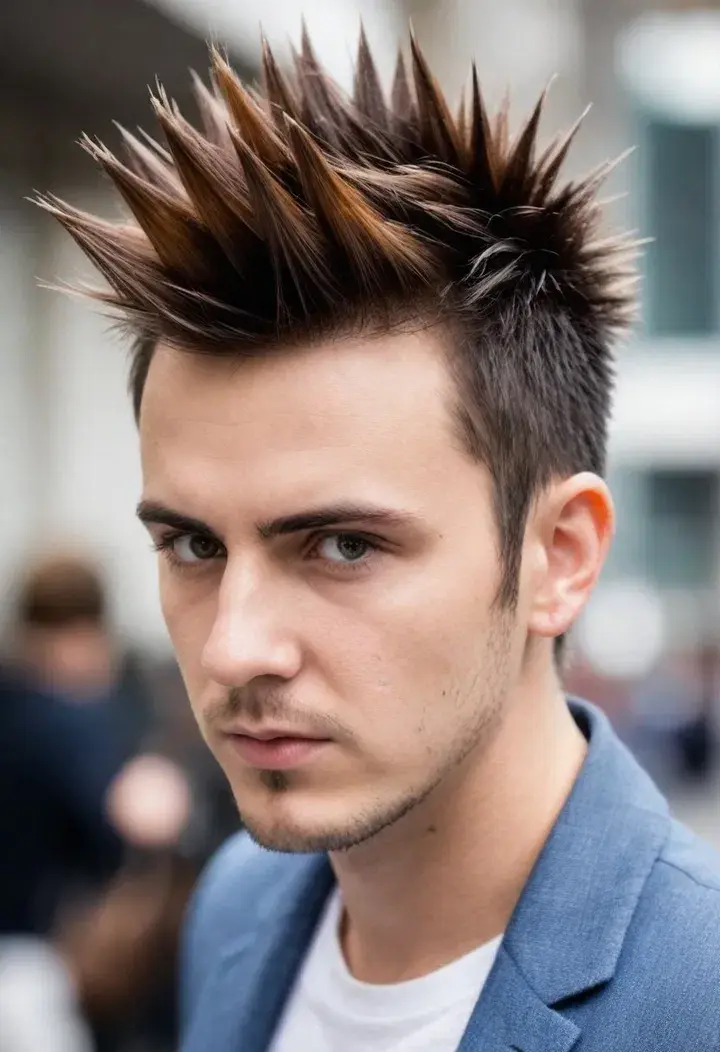  Spiky Hairstyle for men