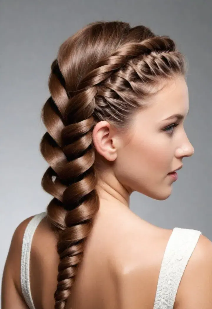 Spiral Braid Hairstyle
