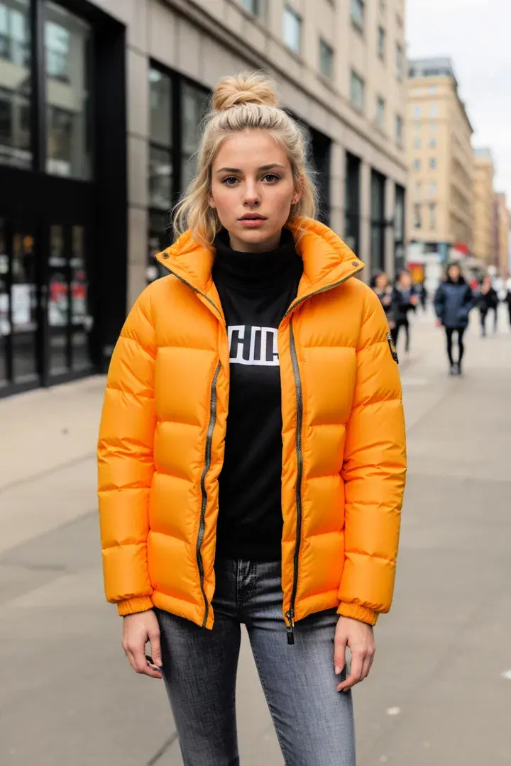 Sporty Puffer Jacket