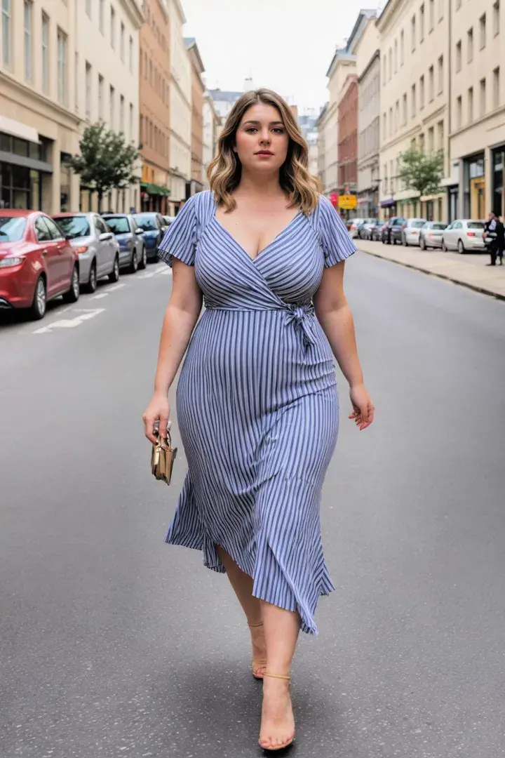  Striped Midi Dress Outfit Ideas