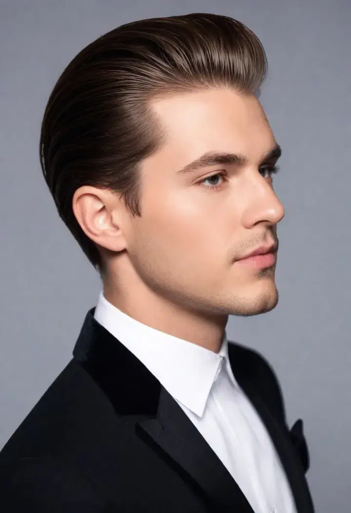 . Swept Back hairstyle for men