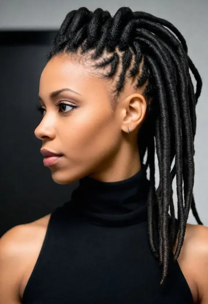Tapered Dreadlocks Hairstyle