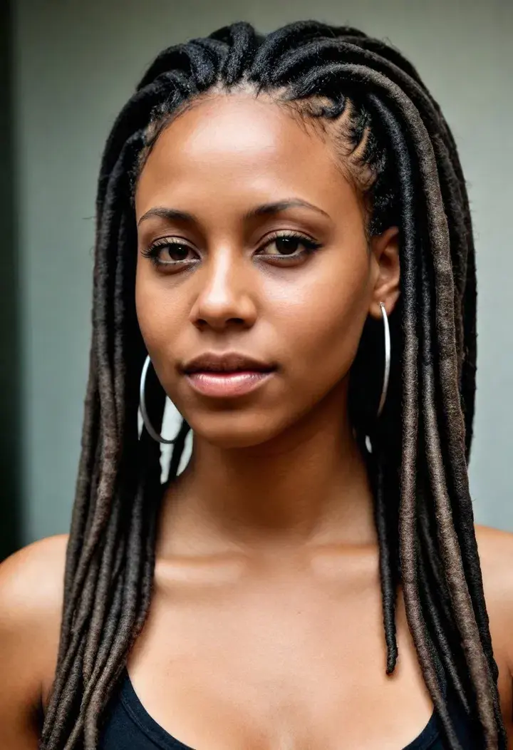 Temporal Dreadlocks Hairstyle