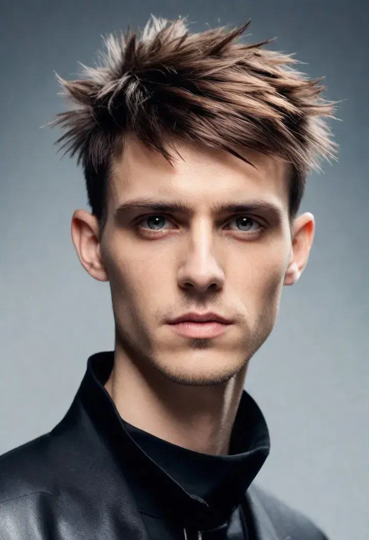 The Angular Fringe punk hairstyle