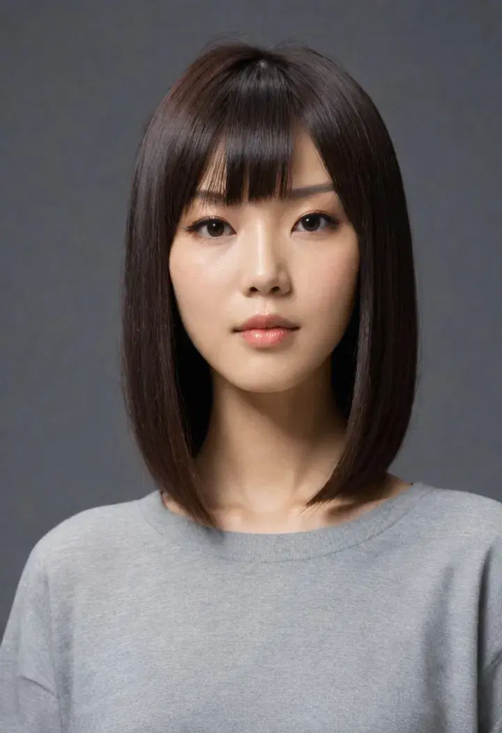 The Blunt Cut Japanese hairstyle