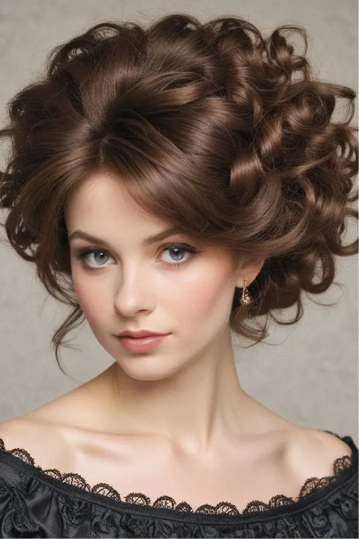 The Bouffant Victorial Hairstyle